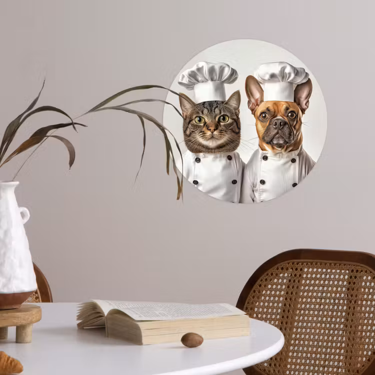 Behangcirkel - Kat - Hond - Kokskleding — 4