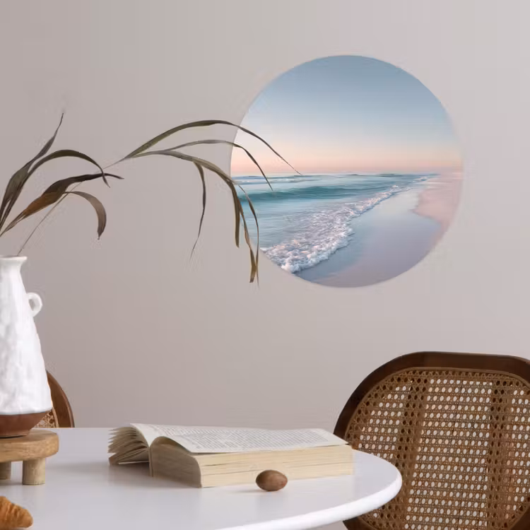 Behangcirkel - Kustlijn - Pastel - water — 4