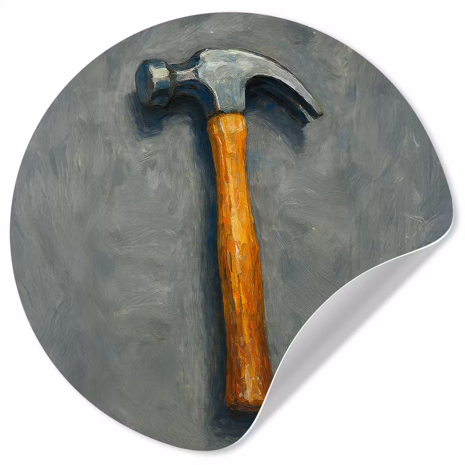 Behangcirkel - Hamer - Schilderij - Gereedschap — 1