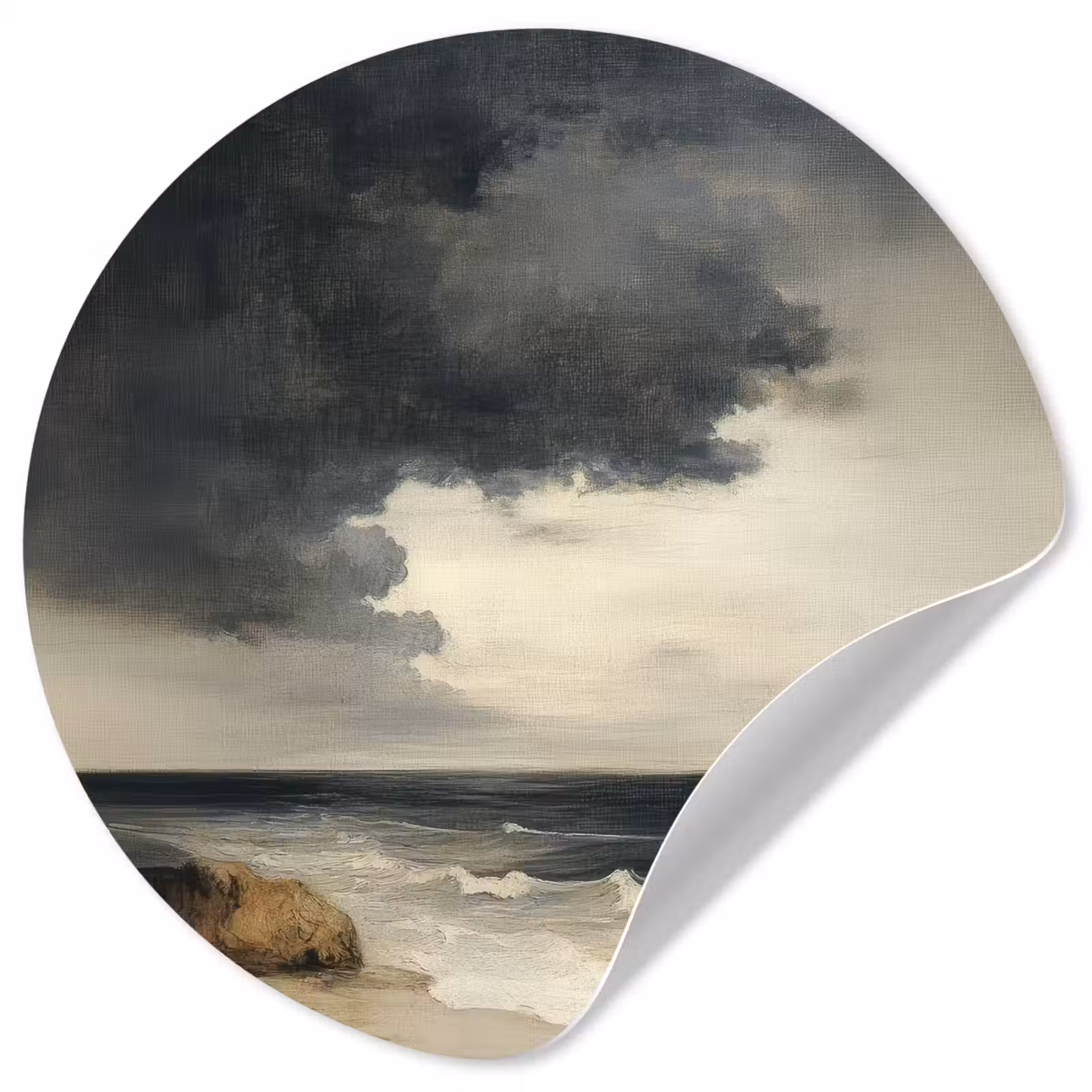 Behangcirkel - Kust - Golven - Rots - Storm — 1