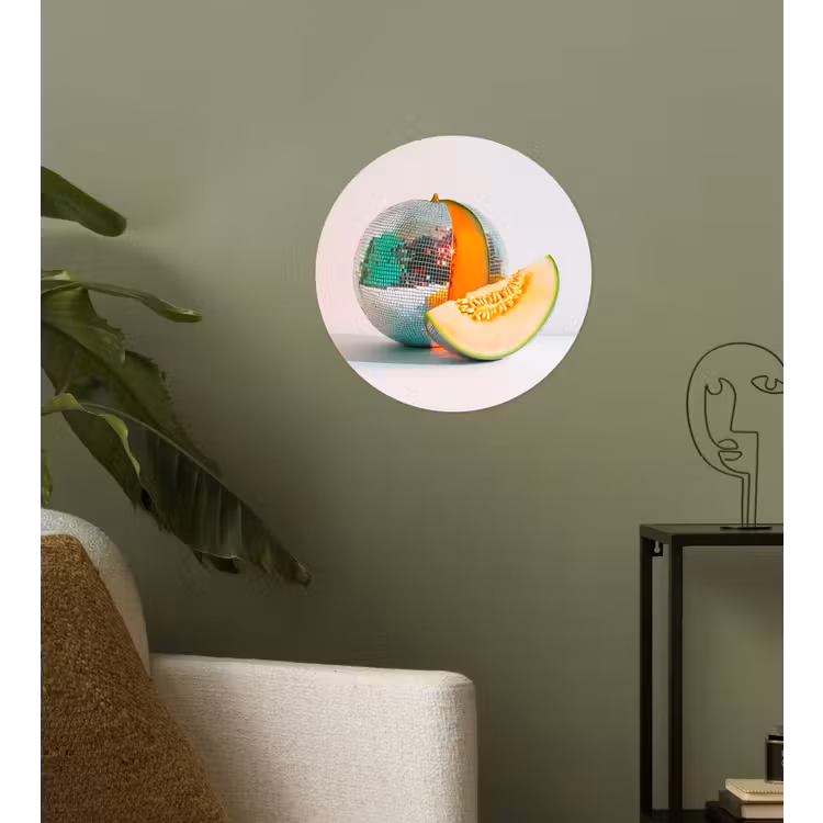 Behangcirkel - Disco - Discobal - Meloen - Pastel — 3