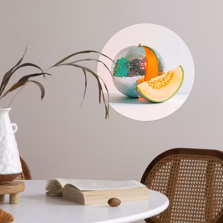 Behangcirkel - Disco - Discobal - Meloen - Pastel — 4