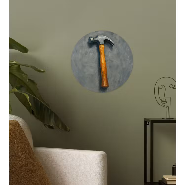 Behangcirkel - Hamer - Schilderij - Gereedschap — 3