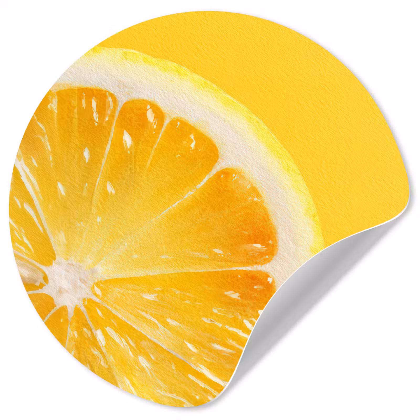 Behangcirkel - Citroen - Geel - Zonnig — 1