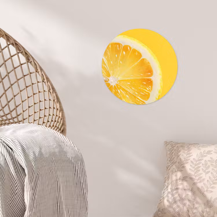 Behangcirkel - Citroen - Geel - Zonnig — 5