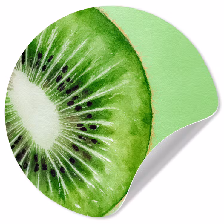 Behangcirkel - Kiwi - Groen - Fris — 1