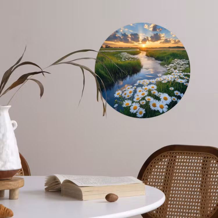 Behangcirkel - Beekje - Landschap - Margriet — 4