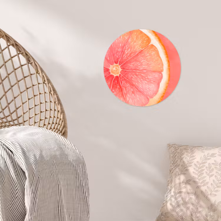 Behangcirkel - Grapefruit - Roze - Levendig — 5