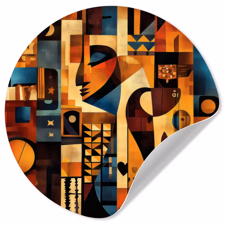 Behangcirkel - Figuren - Abstract - Symbolen — 1