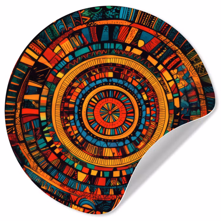 Behangcirkel - Mandala - Cirkels - Patronen — 1