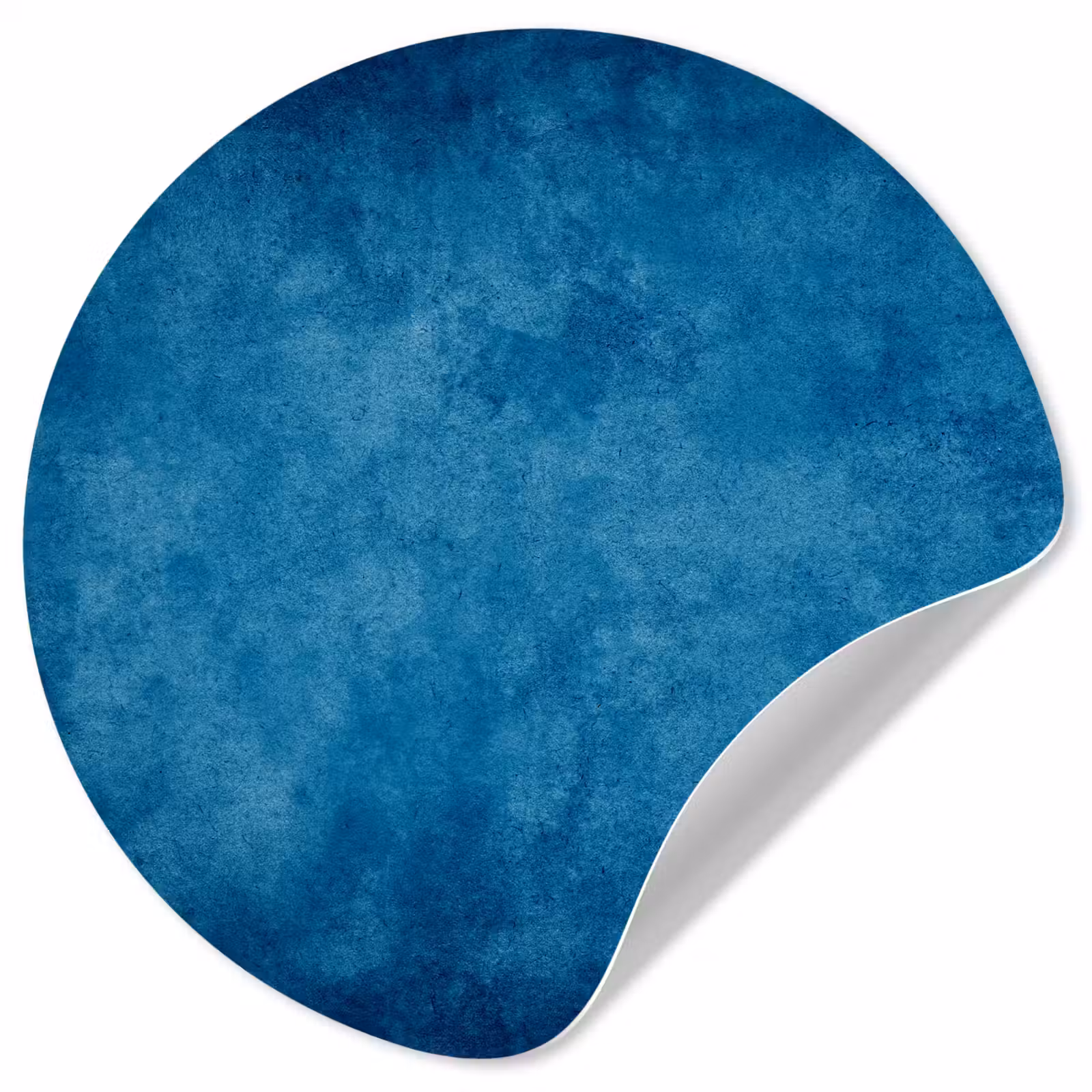 Behangcirkel - Beton - Blauw - Vintage - Structuur - Industrieel — 1