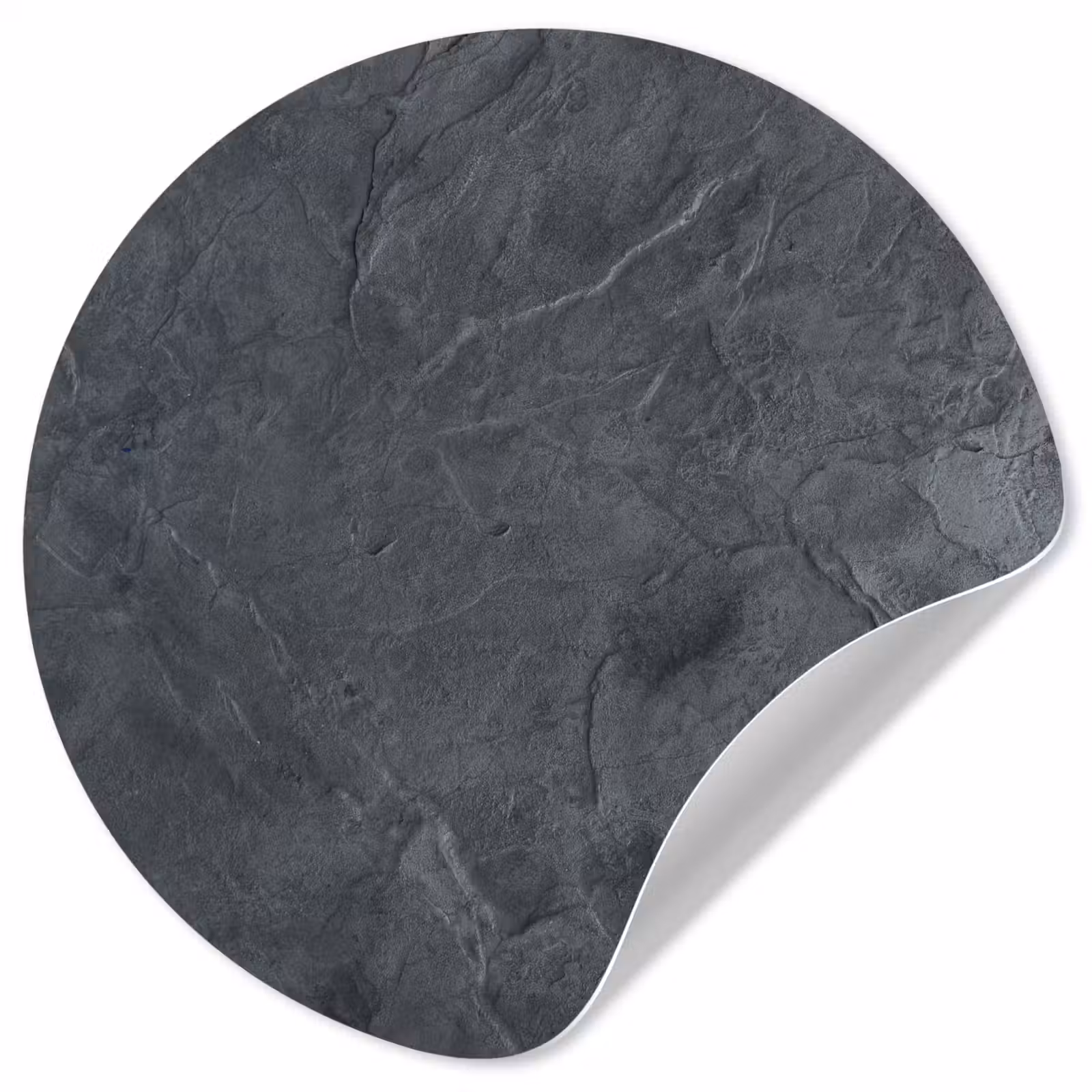 Behangcirkel - Grijs - Beton - Leisteen - Structuur - Retro — 1
