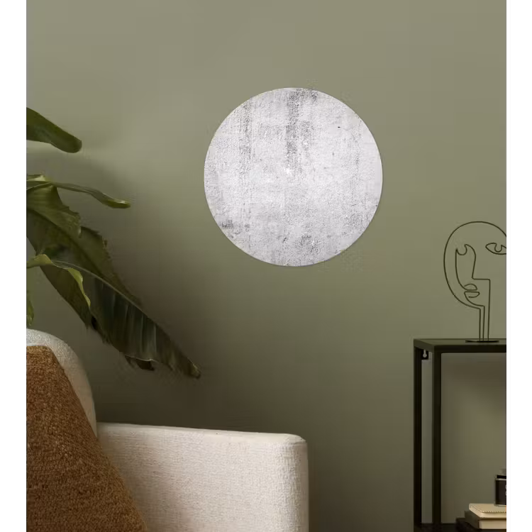 Behangcirkel - Beton - Grijs - Patroon - Vintage - Industrieel — 3