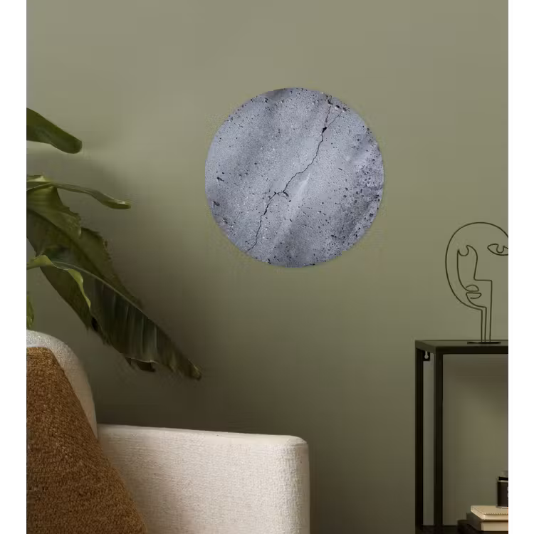 Behangcirkel - Beton - Grijs - Scheur — 3