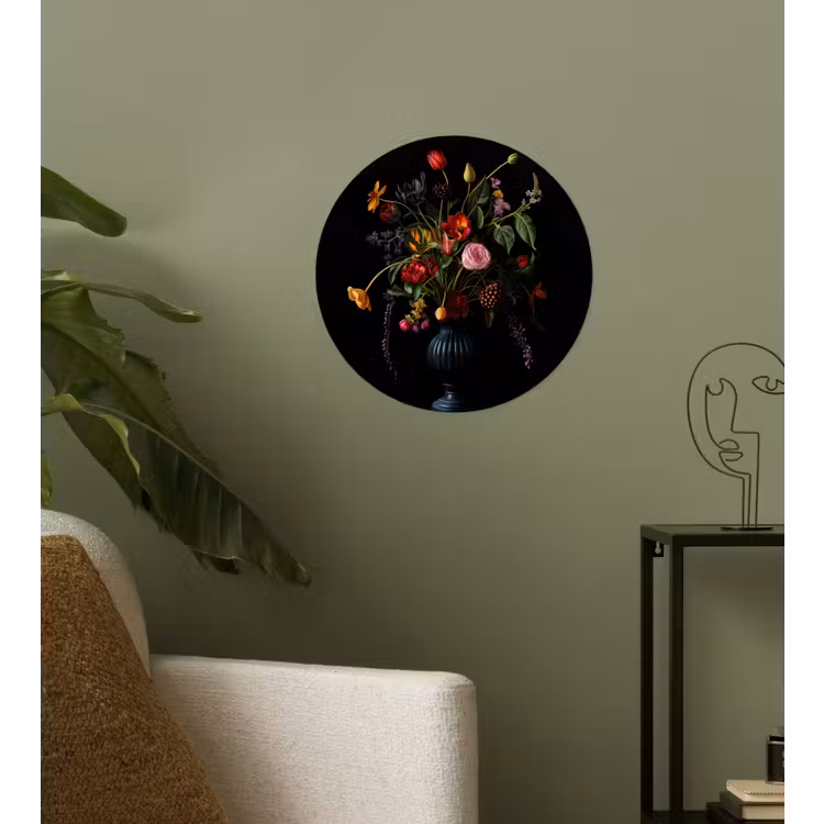 Behangcirkel - Bloemen - Bessen - Klassiek — 3