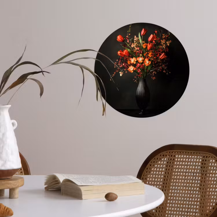 Behangcirkel - Bloemen - Takken - Boeket — 4