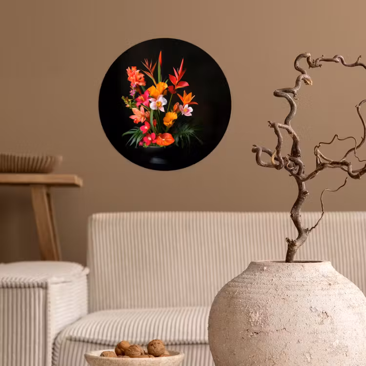 Behangcirkel - Boeket - Bloemen - Exotisch — 2