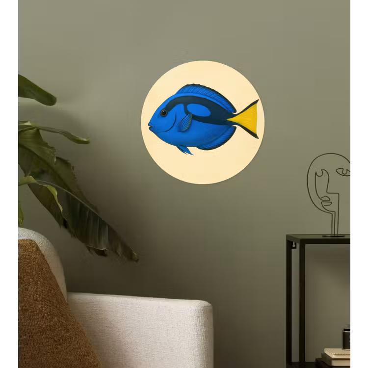 Behangcirkel - Blauw - Dory - Vis - Staartvin — 3