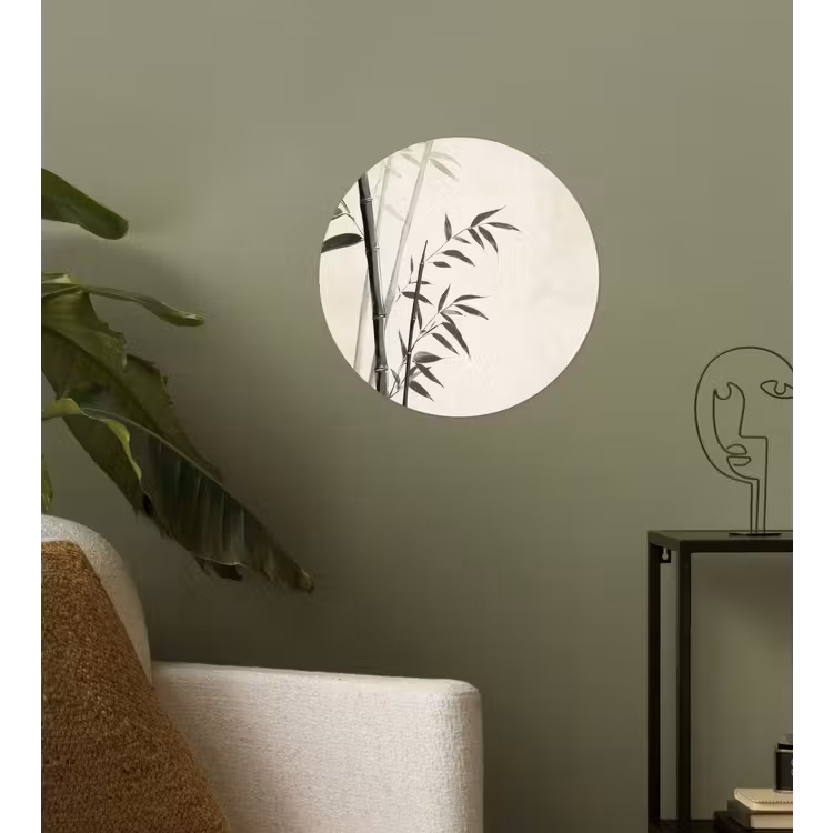Behangcirkel - Japandi - Bamboe - Beige — 3