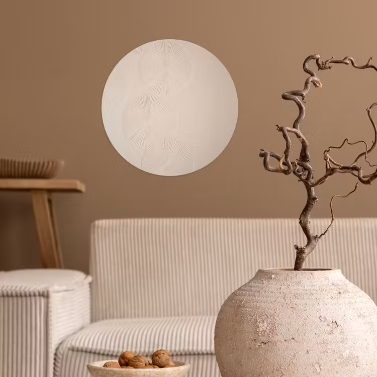 Behangcirkel - Japandi - Beige - Modern — 2