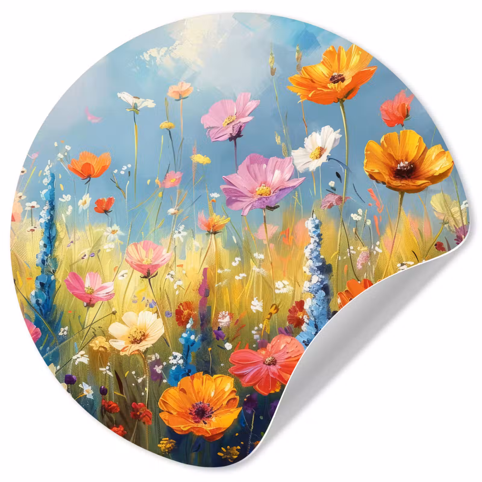 Behangcirkel - Bloemen - Natuur - Botanisch - Kunst — 1