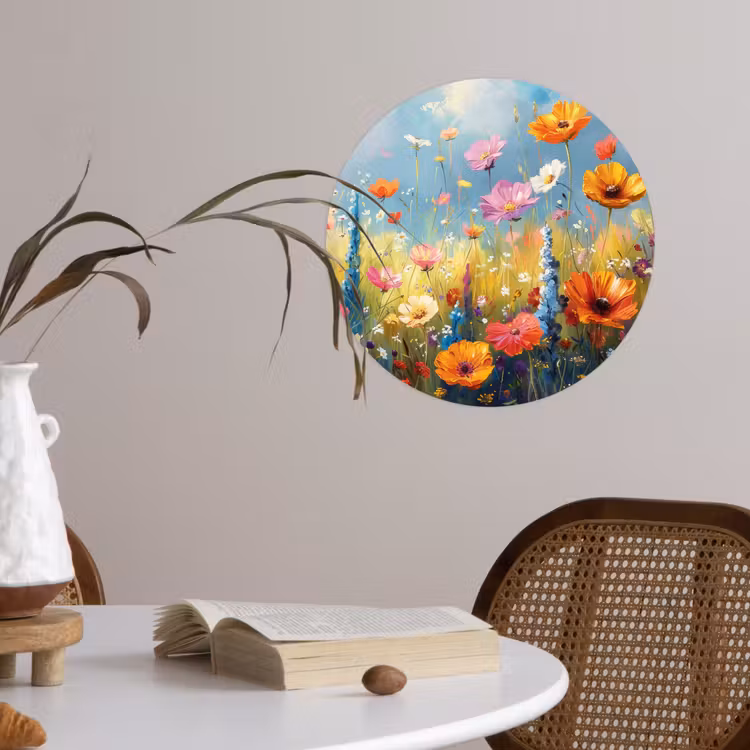 Behangcirkel - Bloemen - Natuur - Botanisch - Kunst — 4