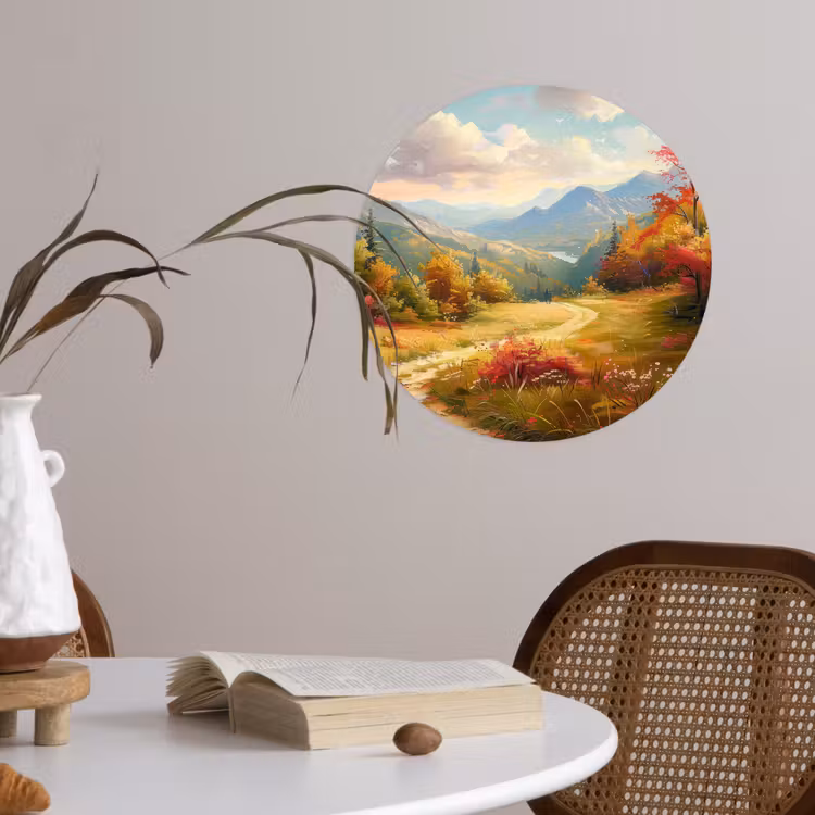 Behangcirkel - Landschap - Illustratie - Natuur — 4