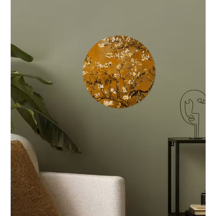 Behangcirkel - Amandelbloesem - Kunst - Van Gogh - Goud — 3