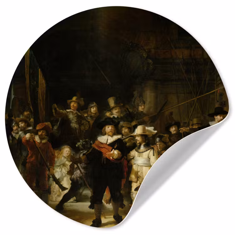 Behangcirkel - De Nachtwacht - Kunst - Oude meesters - Rembrandt — 1