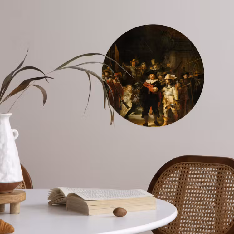 Behangcirkel - De Nachtwacht - Schilderij van Rembrandt van Rijn — 4