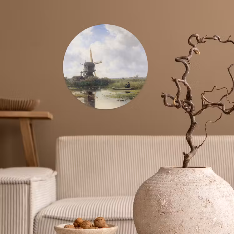 Behangcirkel - Molen - Willem Roelofs - Oude meesters - Kunst — 2