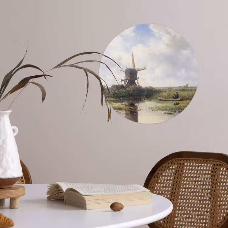 Behangcirkel - Molen - Willem Roelofs - Oude meesters - Kunst — 4