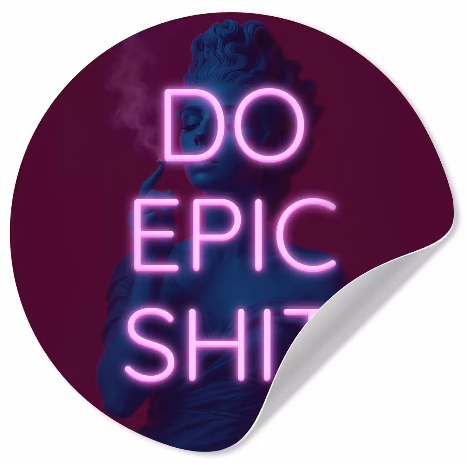 Behangcirkel - Buste - Neon - LED - Letters — 1