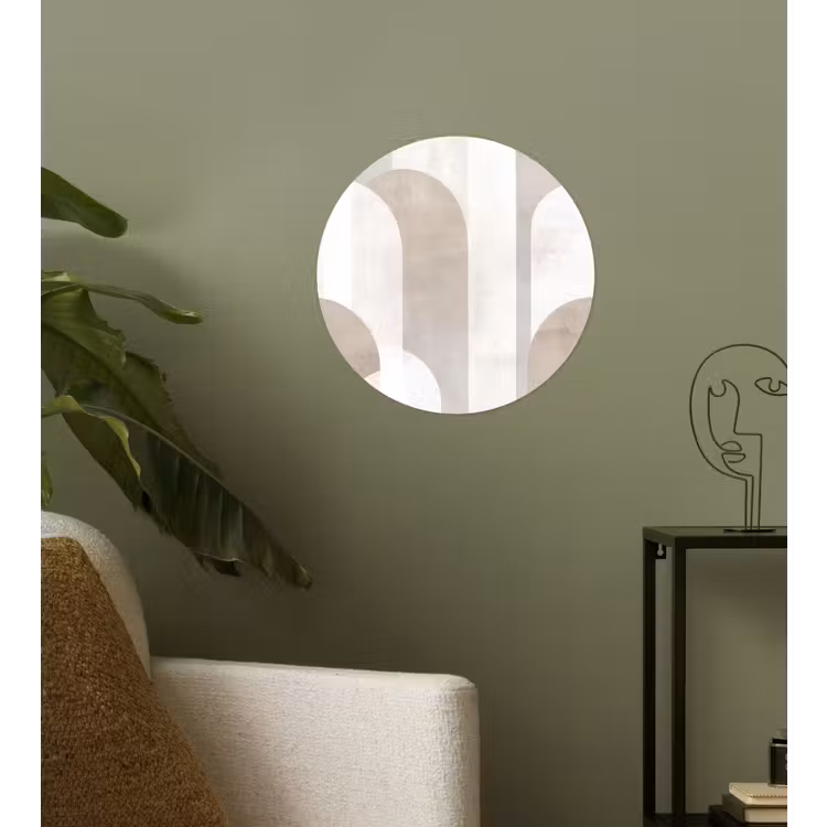 Behangcirkel - Abstracte bogen - Modern - Beige — 3