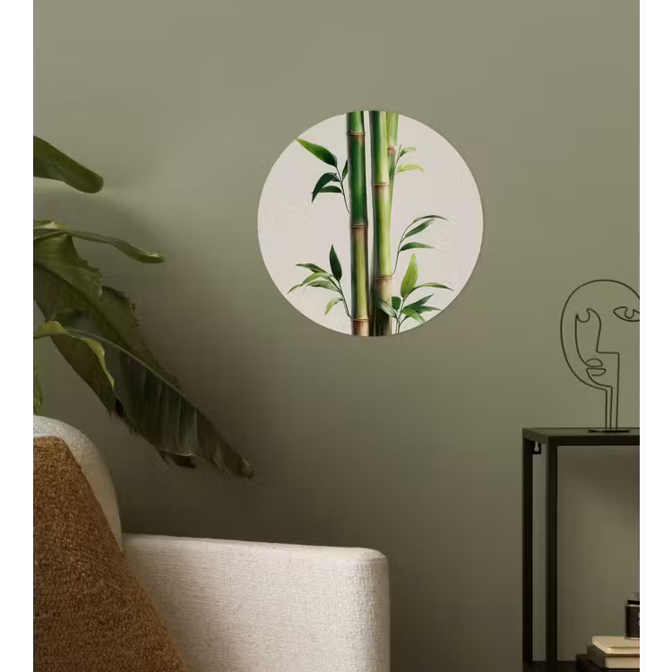 Behangcirkel - Bamboestengels - Sierlijk - Groen — 3