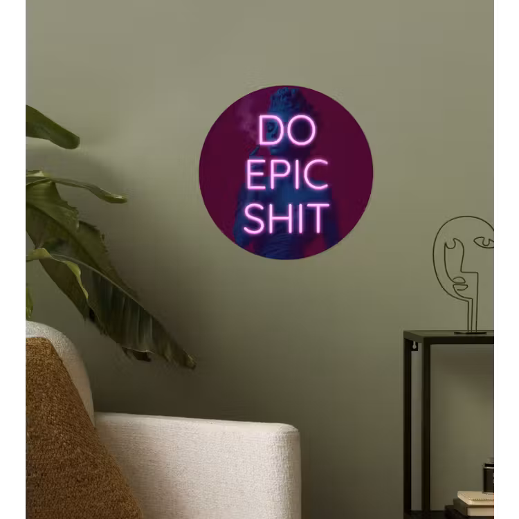 Behangcirkel - Buste - Neon - LED - Letters — 3