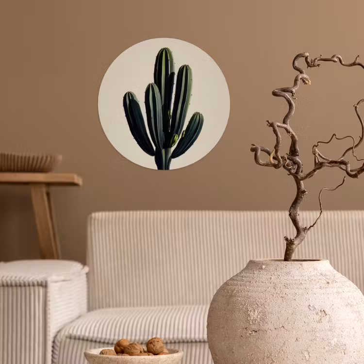 Behangcirkel - Cactus - Subtiel - Groen — 2