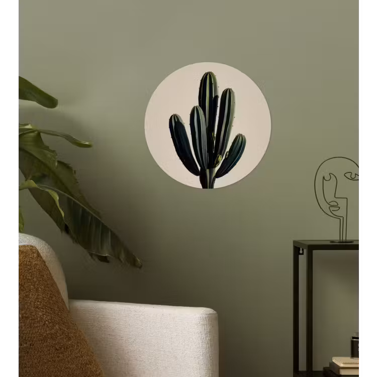 Behangcirkel - Cactus - Subtiel - Groen — 3