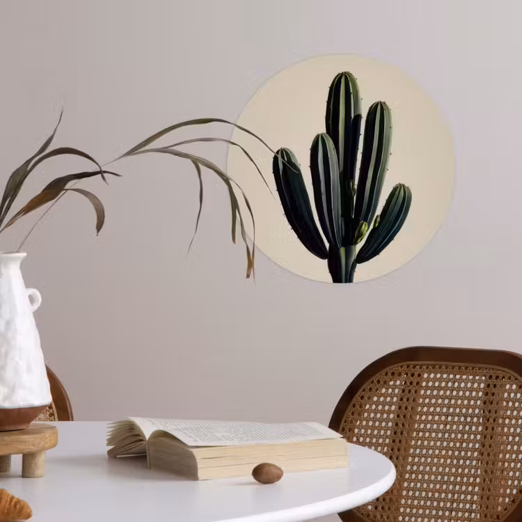 Behangcirkel - Cactus - Subtiel - Groen — 4