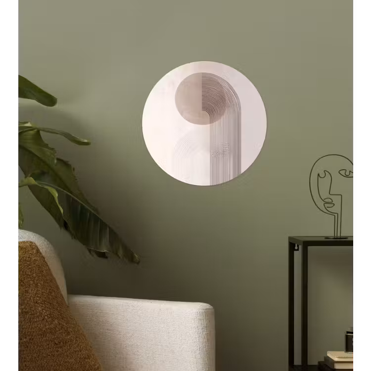 Behangcirkel - Minimalistisch - Cirkel - Lichtgrijs — 3
