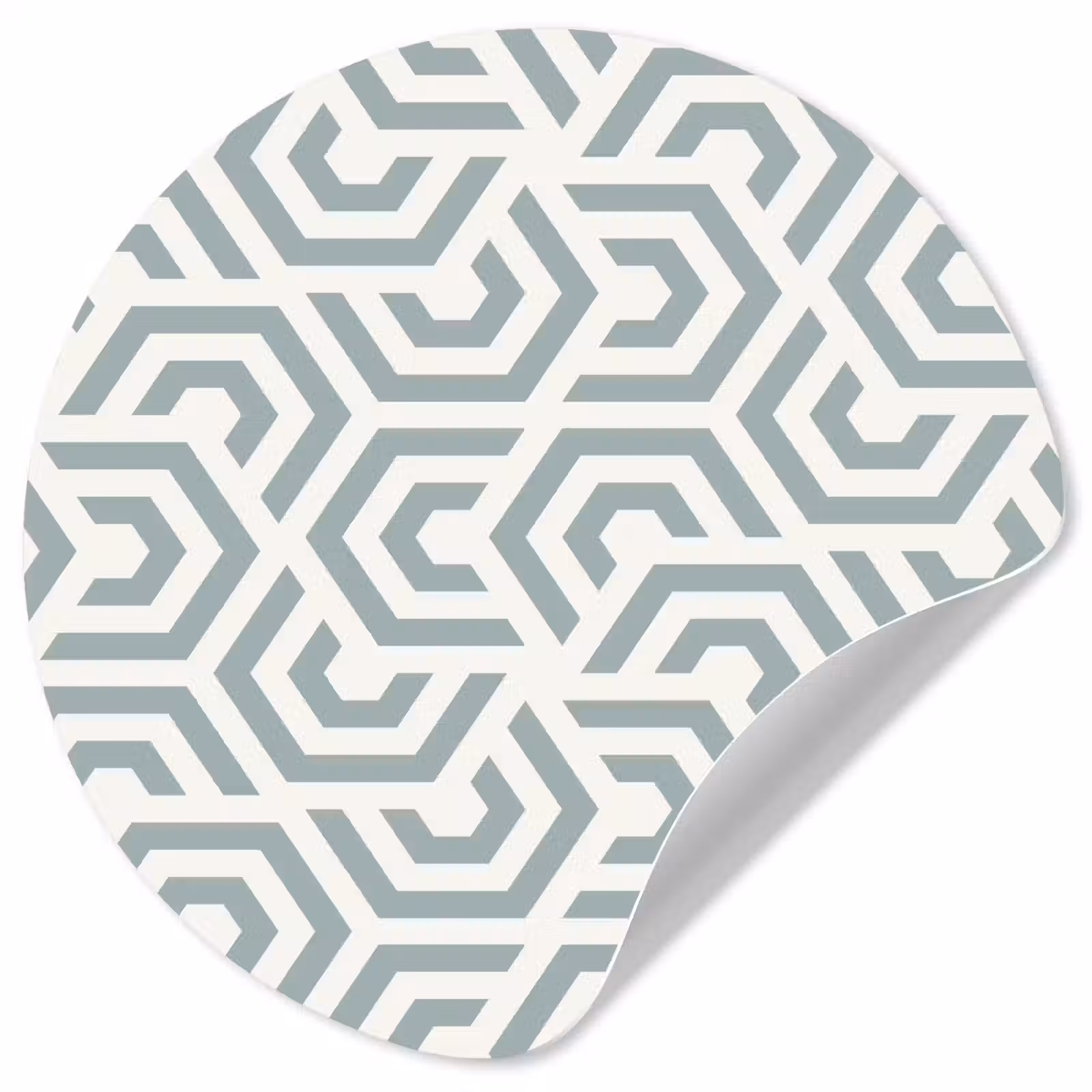 Behangcirkel - Design - Lijn - Patroon - Groen — 1