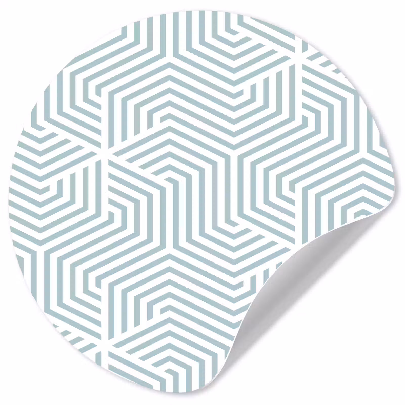 Behangcirkel - Geometrie - Lijn - Groen - Patroon — 1