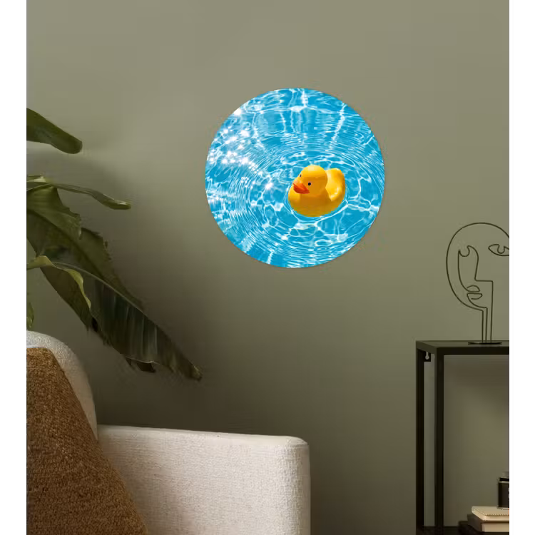 Behangcirkel - Badeend - Dobberen - Blauw — 3