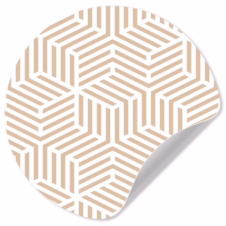 Behangcirkel - Beige - Geometrie - Patronen - Abstract — 1