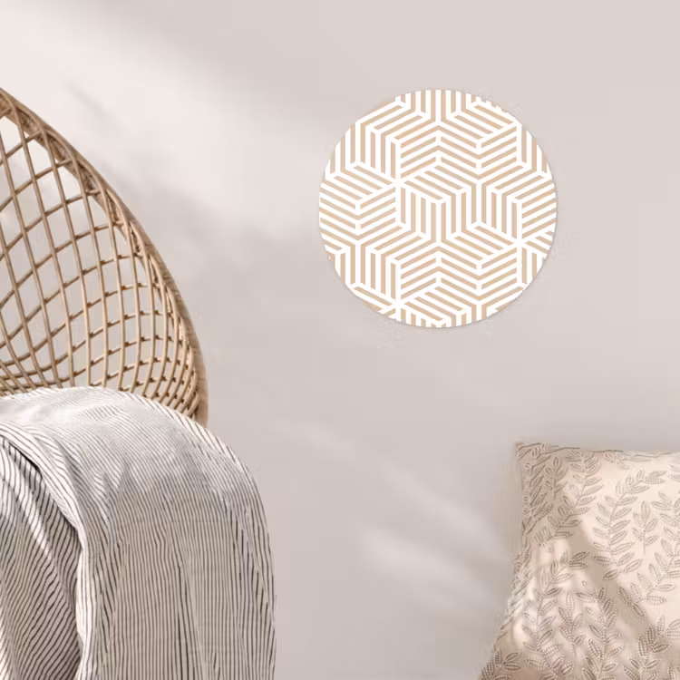 Behangcirkel - Beige - Geometrie - Patronen - Abstract — 5