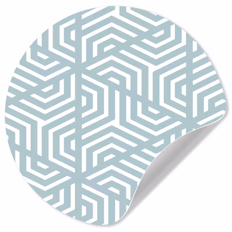 Behangcirkel - Design - Geometrie - Patroon - Driehoek — 1