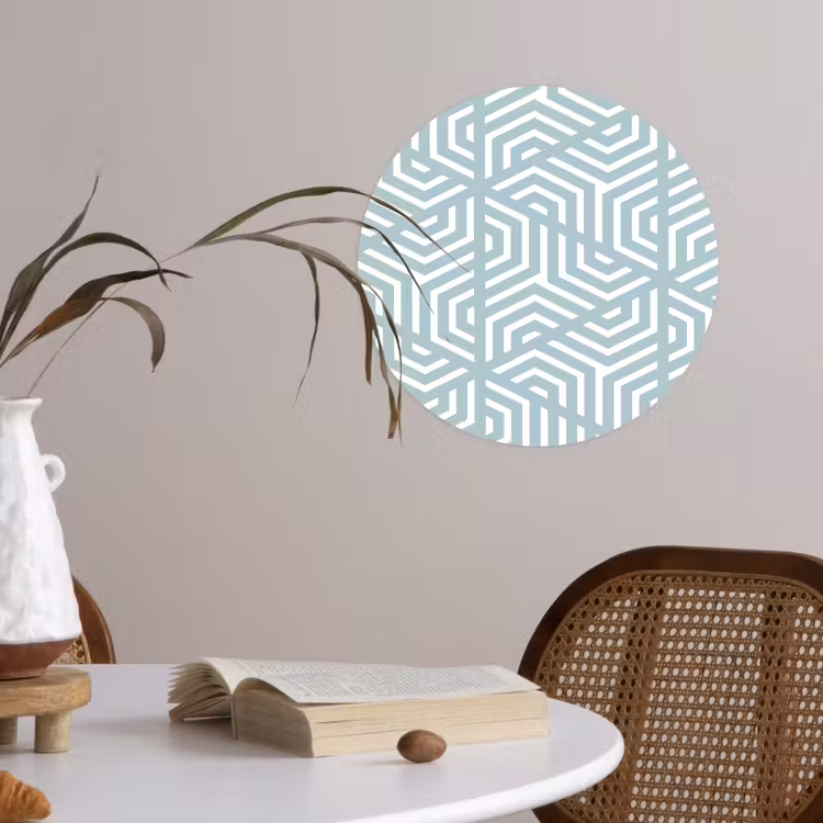 Behangcirkel - Design - Geometrie - Patroon - Driehoek — 4