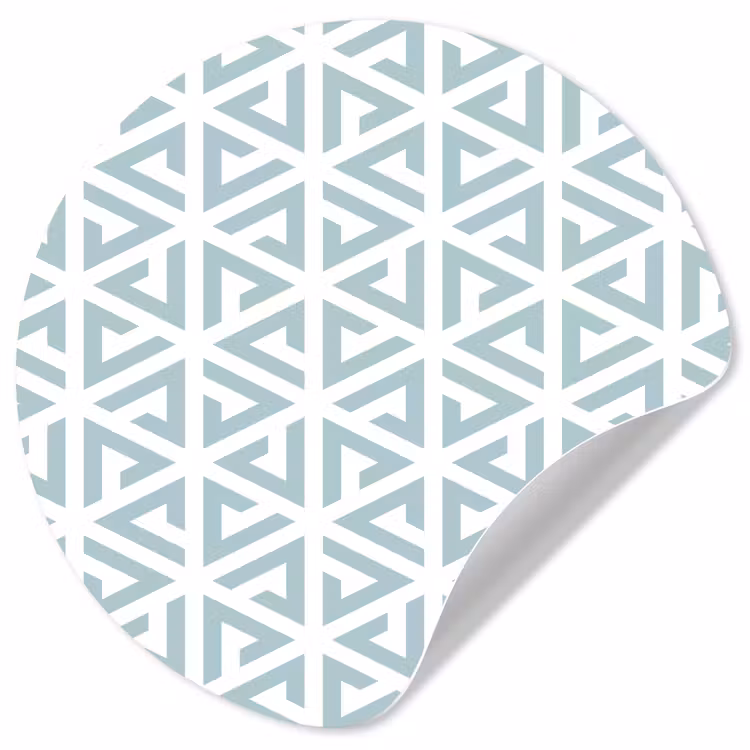 Behangcirkel - Design - Geometrie - Patroon - Driehoek — 1