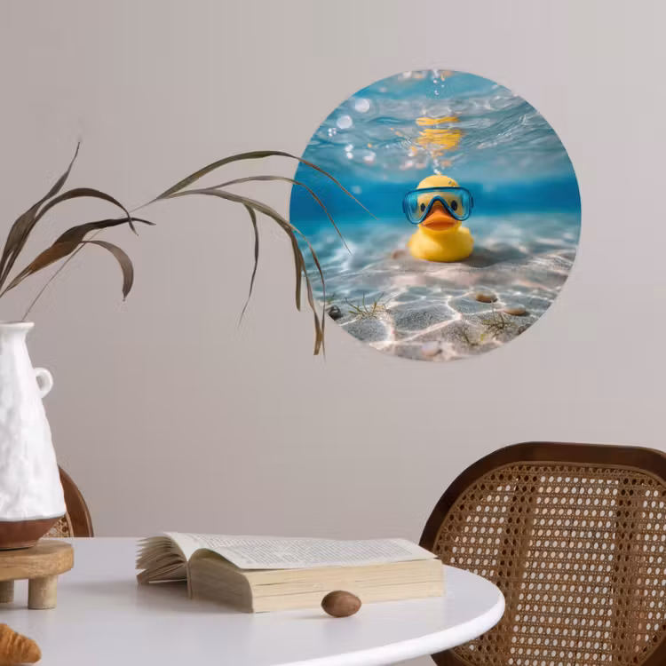 Behangcirkel - Duikbril - Eend - Water — 4