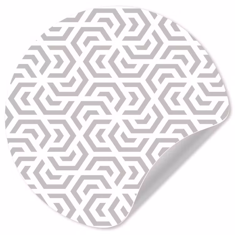 Behangcirkel - Grafisch - Patroon - Modern - Hexagon — 1